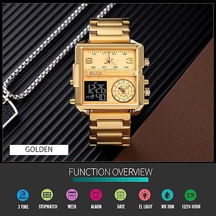 RELOJ SKMEI 1584 Triple Hora Hombre