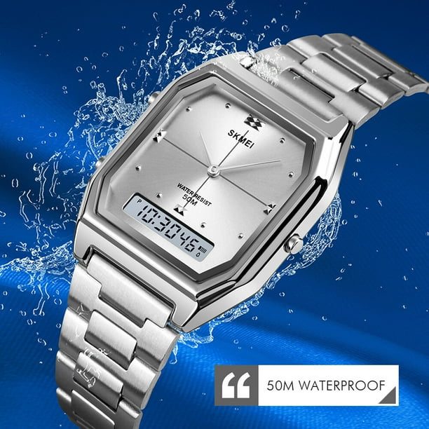 Reloj Scottie 1220 Doble Hora tipo Casio