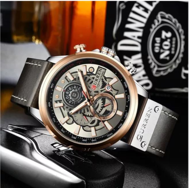 Reloj Curren 8380 cuero Para Hombre