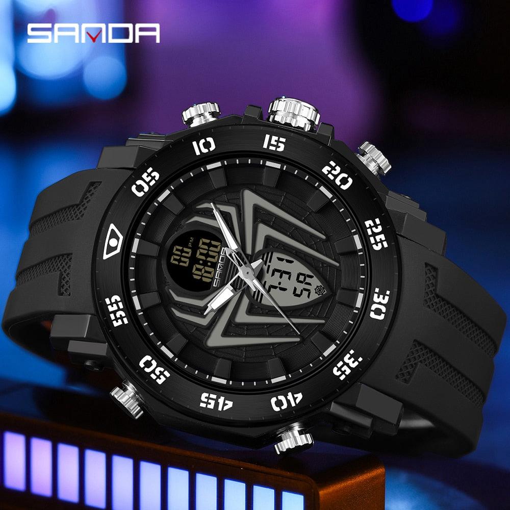 Reloj Sanda 6111 Deportivo Hombre Spider