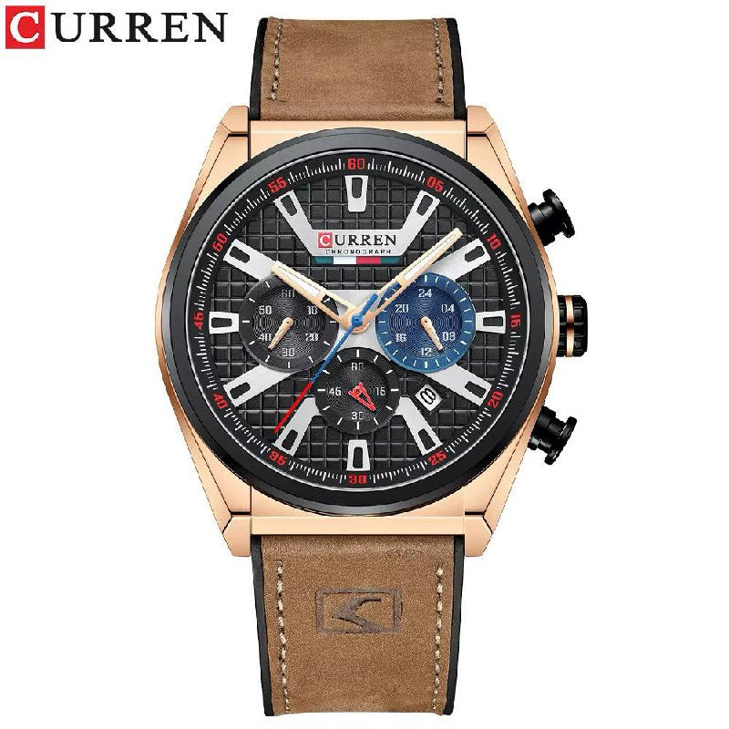 Reloj Curren 8392 Pulso Cuero Hombre