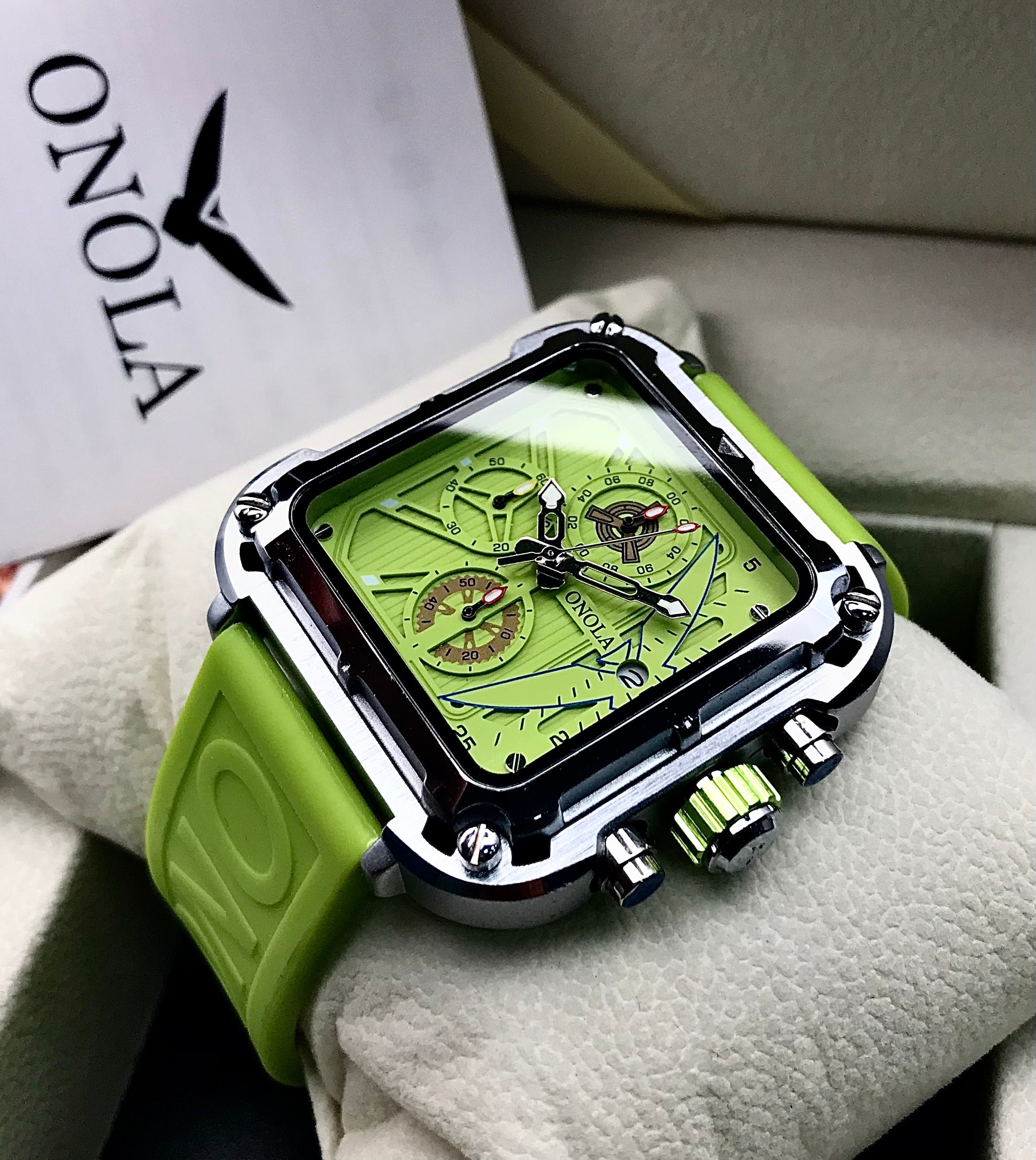 Reloj Onola 6831 Cuadrado Hombre