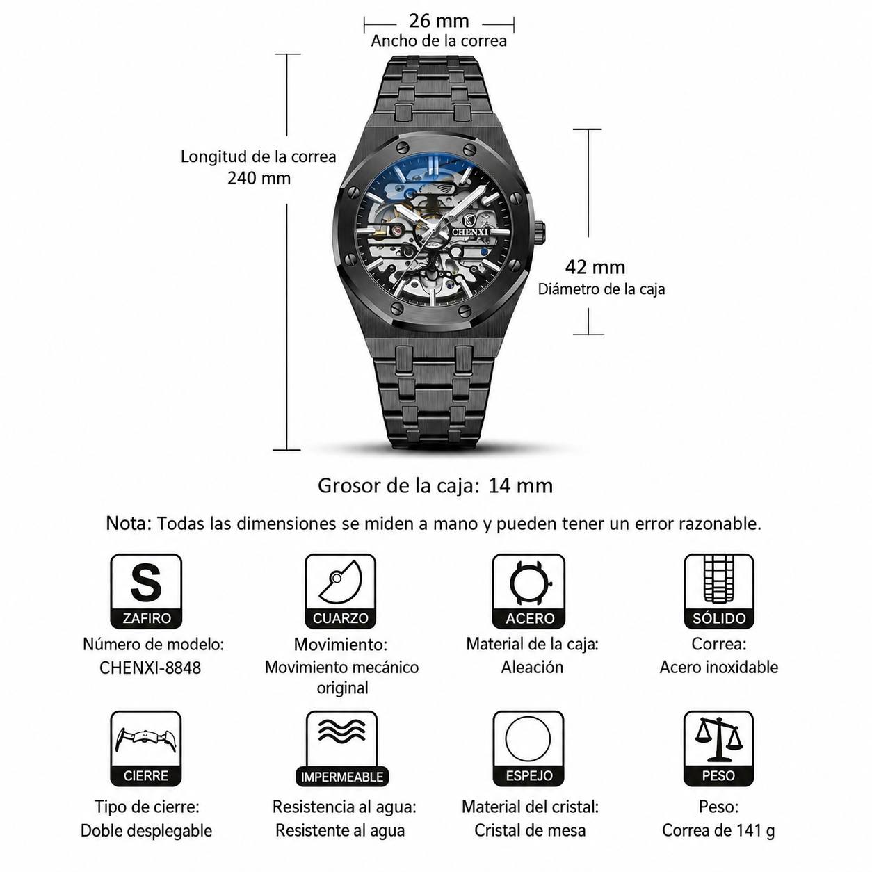 Reloj CHENXI 8848 – Mecánico Automático